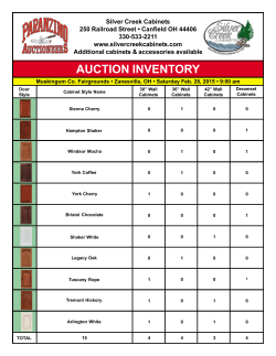 the kitchen cabinet inventory list for this sale here