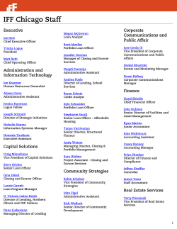 IFF Chicago Staff