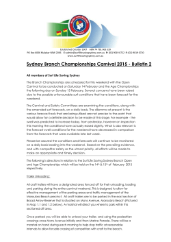 Branch Championships 2015 Bulletin 2