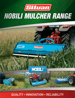 Nobili Mulcher Guide 2015