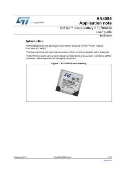 EnFilm™ micro-battery EFL700A39 user guide