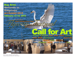 Call for Art - Mare Island Shoreline Heritage Preserve