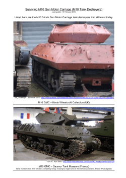 M10 Tank Destroyers - The Shadock`s website