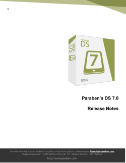Paraben`s DS 7.0 Release Notes