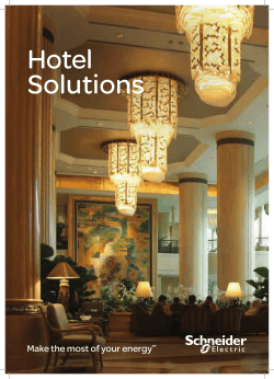 Hotel Solutions - Schneider Electric