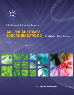 2015 - Customer Education Catalog