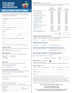 REGISTRATIONFORM - National Association of Counties