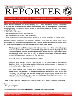 the January 2015 Reporter