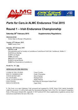 Parts for Cars.ie ALMC Endurance Trial 2015 Round 1 – Irish