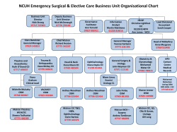 business unit structure-2014