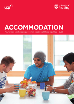 Accommodation Guide - University of Reading