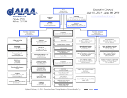 Org Chart - AIAA Houston Section