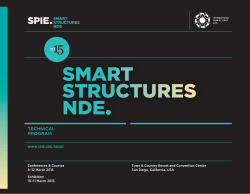 SMART STRUCTURES NDE•