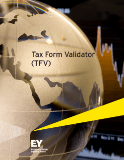 Tax Form Validator (TFV)