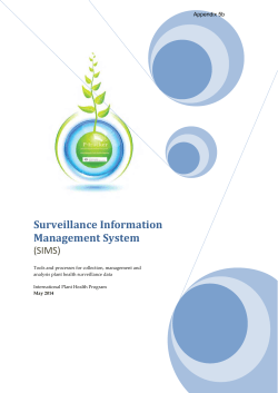 Surveillance Information Management System
