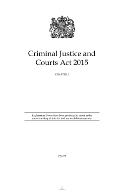 Criminal Justice and Courts Act 2015