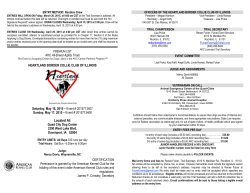 premium list - Fulcer Event Services