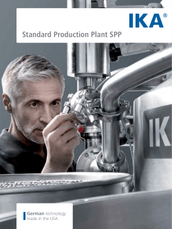 Standard Production Plant SPP