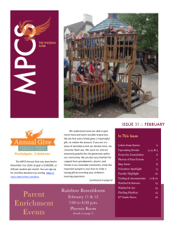 MPCS The Phoenix Flyer February 2015