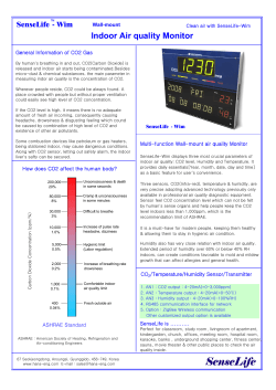 SenseLife - Wim Indoor Air quality Monitor