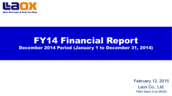 FY14 Financial Report