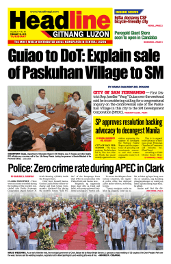 Police: Zero crime rate during APEC in Clark