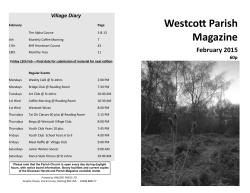 Westcott Parish Magazine