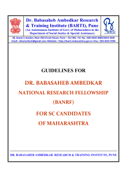 dr. babasaheb ambedkar national research
