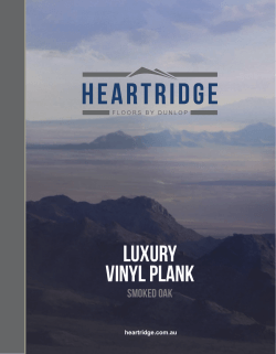 Brochure - Heartridge Floors by Dunlop