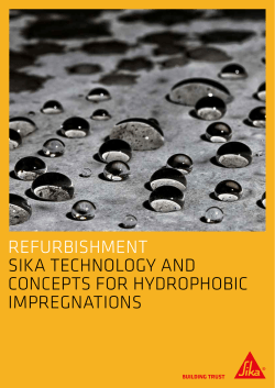 Refurbishment_Sika Technology and Concepts for