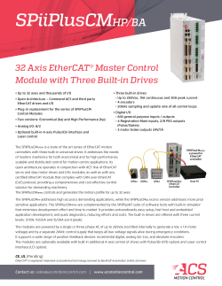 SPiiPlusCMHP/BA - ACS Motion Control
