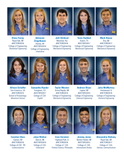 Meet your 2015 Campus Day Leaders!