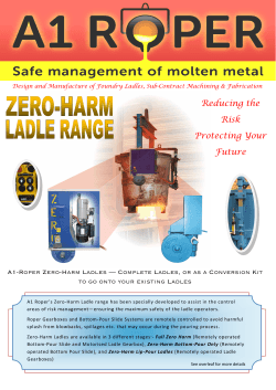 Zero Harm Ladles More on our Zero Harm ladle range
