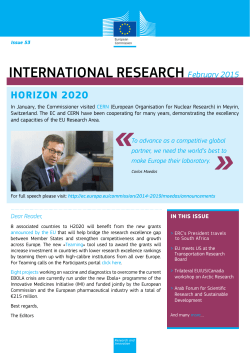INTERNATIONAL RESEARCH February 2015