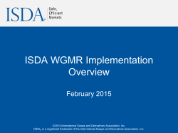 ISDA WGMR webcast FINAL slides