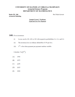 Exam C Problems 2 - Department of Mathematics