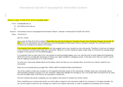 International Journal of Geographical Information Science