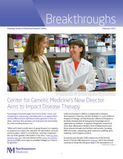 Northwestern Medicine Breakthroughs February 2015