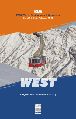 On-site Brochure - National Ski Areas Association