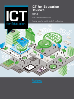 ICT for Education Reviews for Education
