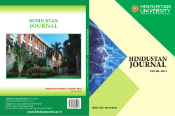 Hindustan Journal Volume.6