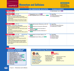 Phy CH 06 momentum - Milton-Union Exempted Village Schools