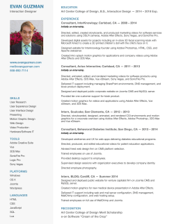 New resume web