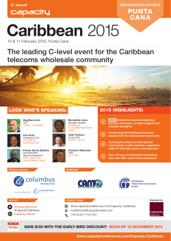 Caribbean 2015 - Capacity Conferences