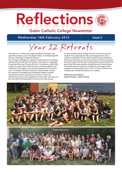 Newsletter Issue 2 - Galen Catholic College