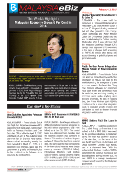 MALAYSIAeBiz - Bernama.com