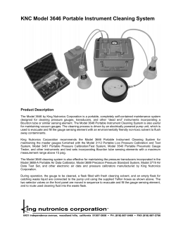 KNC Model 3646 Portable Instrument Cleaning System