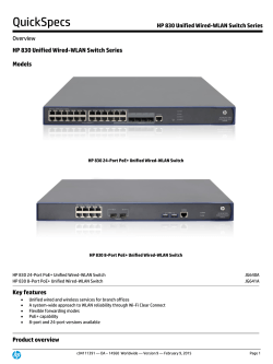 HP 830 Unified Wired