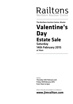 Valentine`s Day Estate Sale