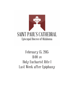 11 am February 15 - St. Paul`s Cathedral